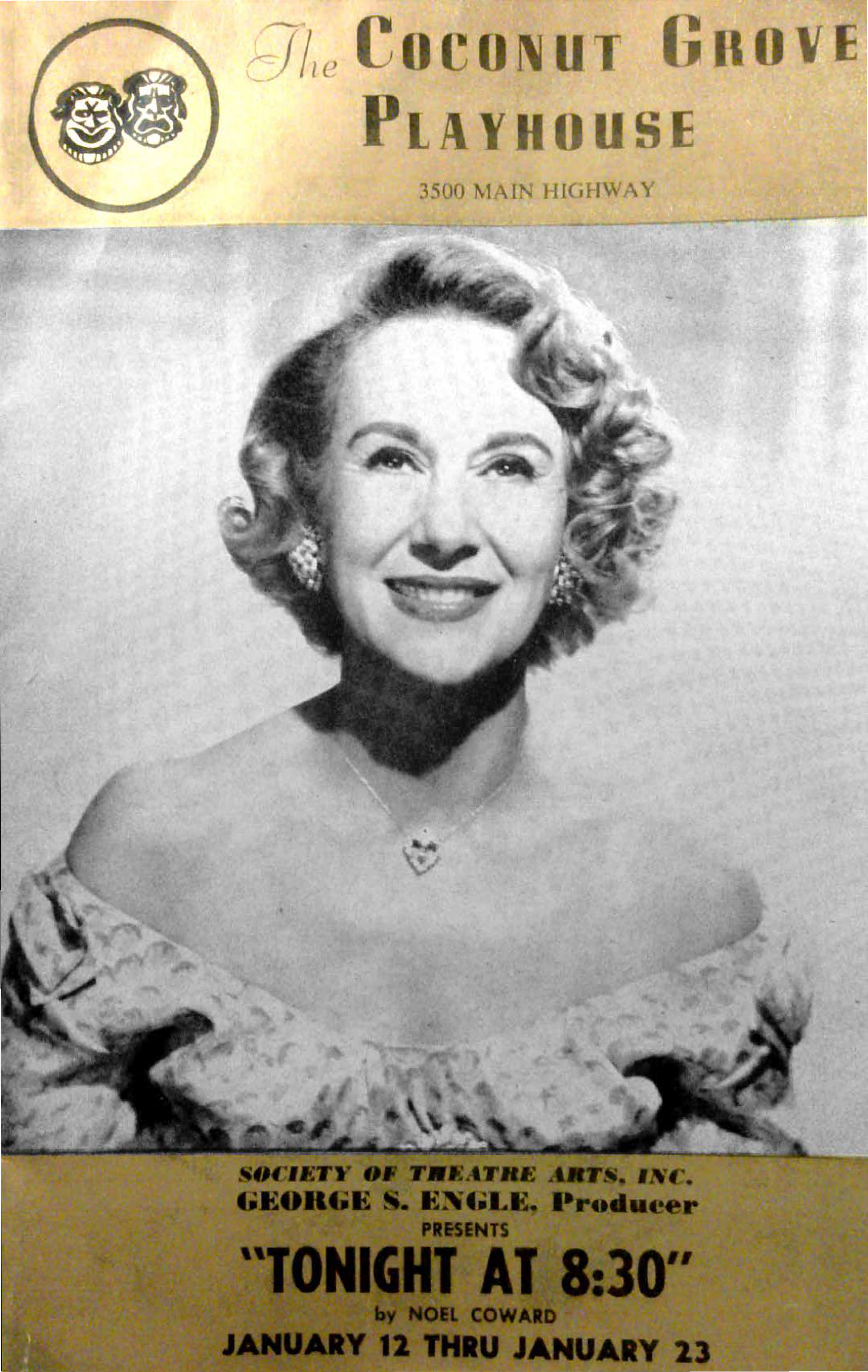 Tonight At 8:30 Tonight At 8:30