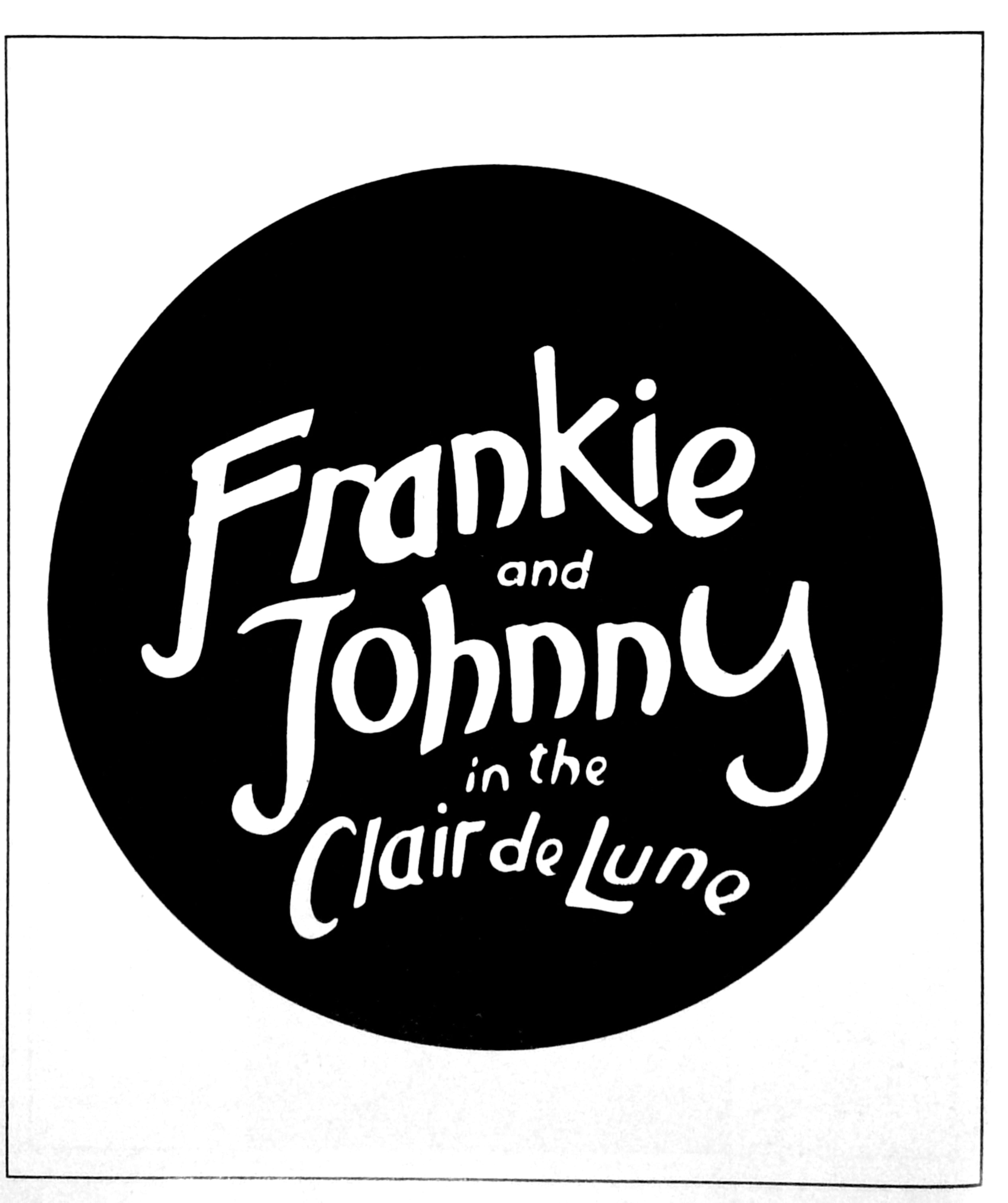 Program – Frankie and Johnny in the Clair de Lune(Encore Room)