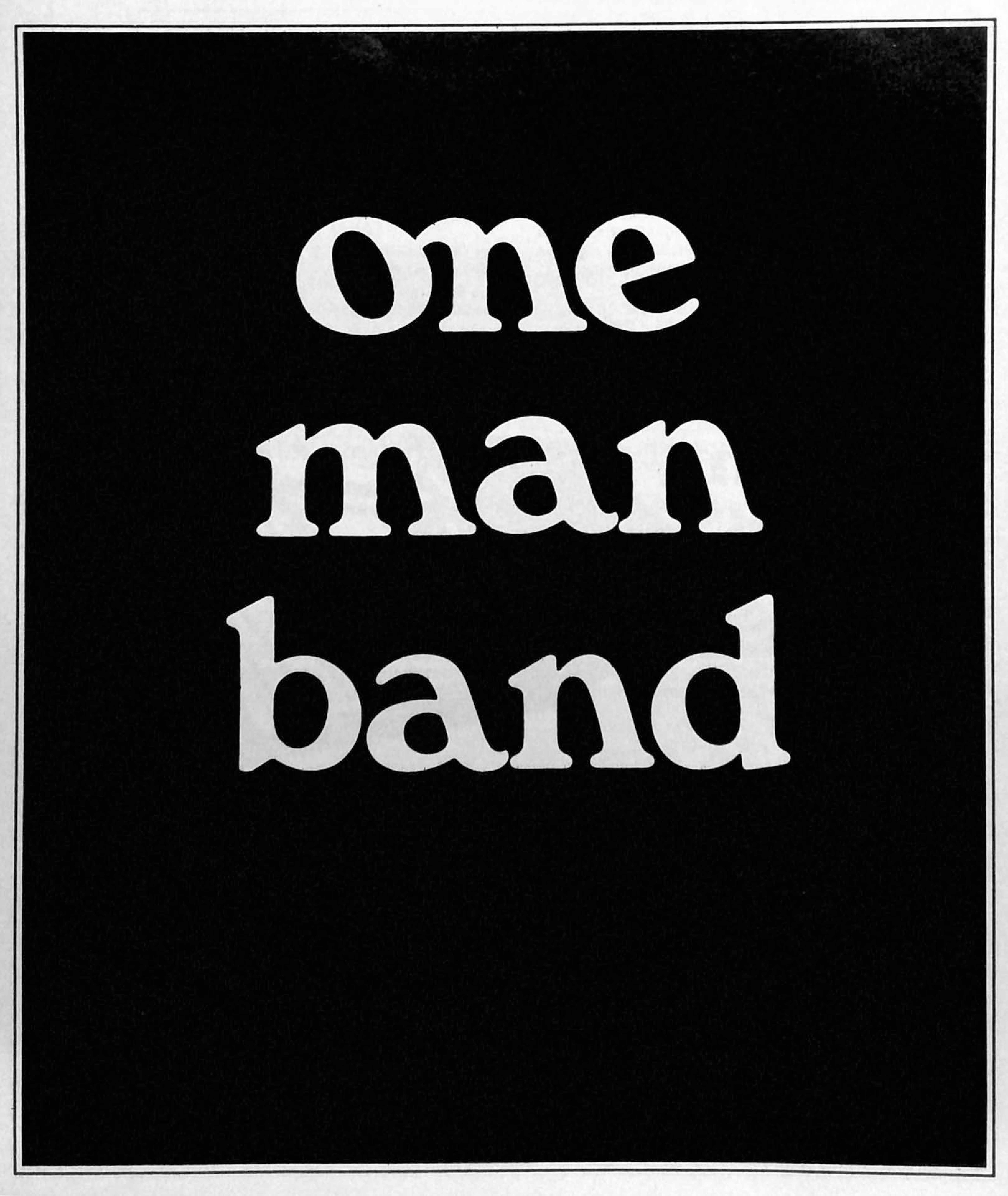 One Man Band
